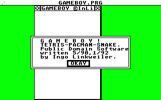 Gameboy atari screenshot
